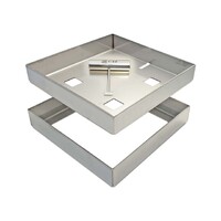 Hide Access Cover Kit 156-20mm - Stainless Steel