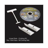 Hide Drain Cover Linear Finishing Kit (Box B) - 1210-20mm - Everhard Easy Drain Compatible