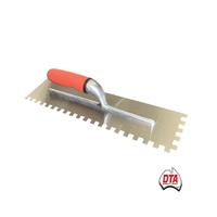 Notch Trowel Bright Steel 400mm Long x 12mm